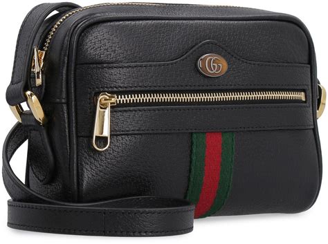 Gucci leather crossbody bag